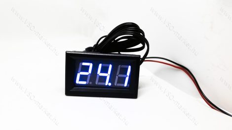 Digitális beépíthető hőmérő, digitális hőmérséklet mérő szenzor, Kék