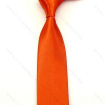 Narancssárga slim, vékony nyakkendő