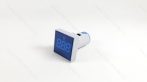   Digitális beépíthető feszültségmérő, voltmérő négyzet, AC 20-500V Kék
