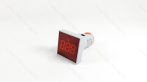   Digitális beépíthető feszültségmérő, voltmérő négyzet, AC 20-500V Piros