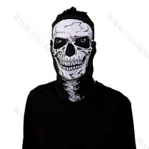   Koponya mintázatú kendő, motoros maszk, csontváz, skull Teljes koponya