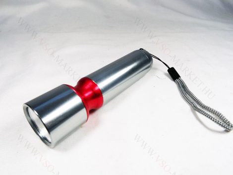 Nagyméretű COB LED elemlámpa, zseblámpa, lámpa, Piros