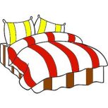 6 részes 2 színű pamut ágynemű, ágyneműhuzat garnitúra